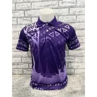 ราคา เสื้อลายไทยสีม่วงใส่ทำงาน (25719329700)