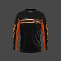 ราคา เสื้อกีฬาแขนยาว ลายทีม Harley Davidson Design 2 Baju ไมโครไฟเบอร์ (25424711716)