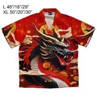 ราคา มือ1 เสื้อตรุษจีน ฮาวาย ลายมังกร (25267019358)