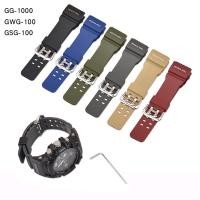 ราคา สายนาฬิกาข้อมือยางสําหรับ Casio G Shock Gg 1000 Gwg 100 Gsg 100 (4053743793)