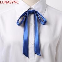 ราคา Luasync Bow Tie สาว Lithe ริบบิ ้ นเสื ้ ออุปกรณ ์ เสริมเครื ่ องแต ่ งกายวินเทจซาติน Bowtie (29500672893)