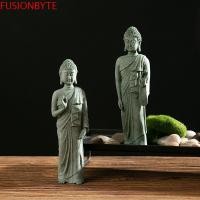 ราคา Fusionbyte หินทรายพระพุทธรูป วัฒนธรรมตะวันออกเซนพุทธเครื ่ องประดับชาสัตว ์ เลี ้ ยงท ่ านั ่ งหินทรายสีเขียวสนามหญ ้ า (29600613829)
