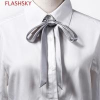 ราคา Flashskybow Tie Elegant Chic ริบบิ ้ นเสื ้ ออุปกรณ ์ เสริมเครื ่ องแต ่ งกายวินเทจซาติน Bowtie (28800672807)