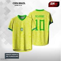 ราคา Jersey BRAZIL EURO 2024 คุณภาพระดับพรีเมียม ฟรี NICKNAME Back Number (29800596904)
