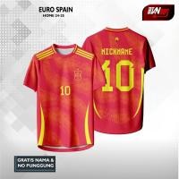 ราคา Jersey SPAIN EURO 2024 PREMIUM Quality FREE CUSTOM NICKNAME Back Number (24731086530)