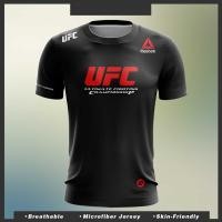 ราคา เสื้อกีฬาแขนสั้น ผ้าไมโครไฟเบอร์ ลายโลโก้ UFC X Reebok RED (23951752706)