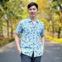 ราคา เสื้อลายดอก สงกรานต์ ตัวละ (25926991333)