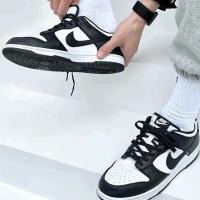 ราคา จัดส ่ งทันที Dunk Low แพนด ้ าสีขาวย ้ อนยุค (26750781848)