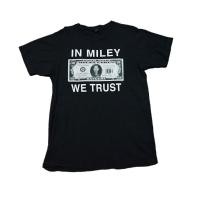 ราคา เสื้อยืดคอกลม เสื้อวินเทจ Miley Cyrus ของแท้ ป้าย TULTEX (17233849727)