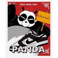 ราคา Nike Dunk Low Originals Black White Panda Retro ไนกี้ องเท้าผ้าใบ คู่รัก รองเท้า (26700945445)