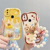 ราคา เคส vivo v9 y85 เคสโทรศัพท์มือถือ ลายการ์ตูนครีม 3 มิติ น่ารัก แฟชั่น สําหรับ vivo v9 y85 (19184158164)