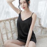 ราคา sexy ชุดนอน กระโปรง ผู้หญิง ชุดนอนผ้าซาติน ซาตินเซ็กซี่ ชุดนอนไม่ได้นอนสาวอวบเดรส คนอ้วน ชุดสายเดี่ยวเดรสกระโปรง (29700948091)