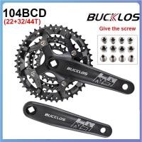 ราคา Bucklos จานหน้าจักรยานเสือภูเขา 104BCD 44T 32T 22T 64BCD 3 ชิ้น (18610670102)