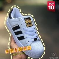 ราคา adidasรองเท้าผ้าใบสีขาวอดิดาสซุปเปอร์สตาร์ มี36 45 รองเท้าผ้าใบลำลอง (12133164046)
