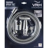 ราคา VRH ชุดสายฉีดชำระ FXVH0 0040NS ชุดสายฉีดชำระ ชุดหัวฉีดชำระทรงตรงพร้อมสาย 1 2ม ขายึด SS (19680326253)