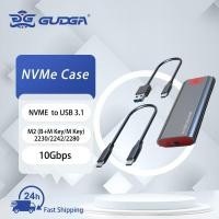 ราคา กล่อง M2 SSD Enclosure NVMe USB3 1 Gen 2 10Gbps PCIe SSD สําหรับ M 2 NVMe SSD Disk Tool Free M 2 SSD Case NVMe SSD Reader M2 USB พร้อม AC และสายเคเบิล CC (18391329955)