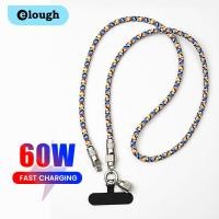 ราคา Elough 2 in 1 สายไฟโทรศัพท์มือถือ พร้อมเชือกเส้นเล็ก ชาร์จเร็ว สายเคเบิล PD (24070770674)