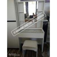 ราคา โต๊ะเครื่อง แป้ง สไตล์เกาหลี รุ่นสูง 160 ซม ราคาไม่รวมเก้าอี้ โต๊ะแป้งเกาหลี เกาหลี ญี่ปุ่น โต๊ะเครื่องแป้ง (6108982109)