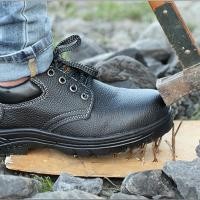 ราคา MVP Hot รองเท้าเซฟตี้ หัวเหล็ก หนังเทียม PU safety shoes รองเท้าผู้ชายพื้นยางกันลื่น (13002749423)