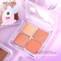 ราคา นีคาร่า อายแชโดว์ พาเลต 4สี เนื้อแมตต์ ชิมเมอร์ มอนส์เตอร์ N1965 ของแท้100 NEE CARA MONSTER 4 COLOR EYESHADOW (18514240762)
