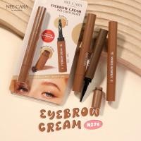 ราคา นีคาร่า มูสเขียนคิ้ว เนื้อนุ่ม เกลี่ยง่าย ปัง สีชัด ติดทน ของแท้ 100 N276 NEE CARA BE COLORFUL EYEBROW CREAM (22321613432)