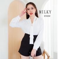 ราคา เสื้อทำงานผู้หญิงผ้าชีฟองมาใหม่แบบใหม่สไตล์เกาหลีใส่สบายนิวแฟชั่น (2998308444)