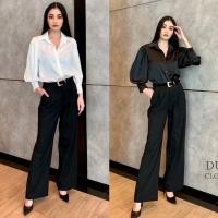 ราคา เสื้อเชิ้ตผู้หญิง เชิ้ตแขนพองเนื้อผ้าซาตินสไตล์เกาหลี สวยหรู ปังสุดๆ (18636200889)