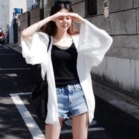 ราคา Cuties พร้อมส่ง เสื้อคลุมแฟชั่นเกาหลี เสื้อคลุมชีฟอง เสื้อ แขนยาว เป็นผ้าลื่นๆ บางๆ เหมาะกับใส่ไปเดินทะเล8299 (10048179585)