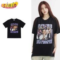 ราคา Cuties พร้อมส่ง เสื้อยืดทรงหลวมสไตล์เกาหลี oversize เสื้อผ้าวัยรุ่นแฟ เสื้อยืดแนวสตรีท ฮิปฮอป วินเทจ XXL2330 (14068381199)