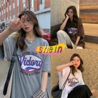 ราคา เสื้อยืด เสื้อโอเวอร์ไซส์ เสื้อยืดตัวใหญ่สไตล์เกาหลีน่ารัก ใส่สบาย เสื้อผ้าสาวอวบ2305 (12562007369)