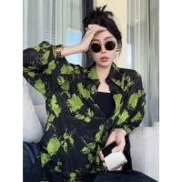 ราคา เสื้อลายดอก เสื้อเชิ้ตแขนยาวลําลอง oversize เสื้อแฟชั่นเกาหลีวินเทจ ทรงหลวม สไตล์เกาหลี W323 (25722768242)