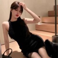 ราคา Cuties ชุดเดรสกระโปรงสั้น เดรสรัดรูป เดรสสไตล์เกาหลี สวยหรูดูแพง 6618 (25505374930)