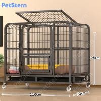 ราคา PetStern กรงสุนัขขนาดใหญ่ กรงสุนัข กรงหมา แข็งแรง ทนทาน ไซส์XL 95x72x110 ซม น็อคดาวน์ สำหรับพันธุ์ใหญ่ (21436199952)