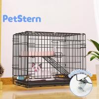 ราคา PetStern กรงแมว2ชั้น กรงแมวพับได้ กรงสัตว์เลี้ยง มีถาดรองฉี่ คอกแมว มีล้อ กรงสัตว์เลี้ยง 60 42 50cm (14900942399)