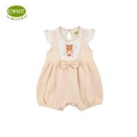 ราคา ENFANT อองฟองต์ ชุดหมีเด็ก สำหรับเด็กอายุ 0 3 เดือน คอลเลกชั่น หมีกางเต็นท์ ผ้าคอตตอนออร์แกนิก สีครีม (24621566373)