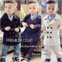 ราคา พร้อมส่ง เสื้อผ้าเด็ก โค้ทเด็ก เสื้อโค้ทเด็กแขนยาว COTTON 100 Child Coat by Little P (7343473596)