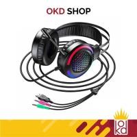 ราคา Hoco รุ่น HK100 หูฟังเกมมิ่ง เสียงดี หูฟังเล่นเกม Over ear สเตอริโอ พร้อมไมโครโฟน สำหรับ คอมพิวเตอร์ และ โน๊ตบุ๊ก (5879832200)