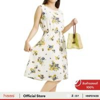 ราคา haas เดรส ชุดกระโปรง แขนกุด พิมพ์ลายดอกไม้ HNPD1439D (13835826178)