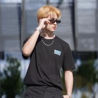 ราคา haas เสื้อยืดแขนสั้น unisex ผู้ชาย ผู้หญิง ลายสกรีน HAAS รหัส SBSK2690 (23057628997)