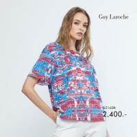 ราคา Guy Laroche เสื้อผู้หญิง Blouse Blouse แขนสั้น ทรงหลวม GZ16DB (23600423110)