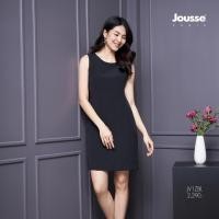 ราคา Jousse ชุดเดรส ทำงานแขนกุด สีดำ ทรงสอบเข้ารูป ความยาวสุภาพ JV1ZBL (16653378401)