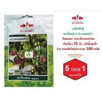 ราคา 5 ฟรี 1 คละได้ เมล็ดพันธุ์ มะเขือเปราะ ม่วงหยดแก้ว ตราศรแดง เมล็ดผัก เมล็ดพันธุ์พืช เมล็ดพืช เมล็ดพันธุ์ผัก (6012184373)
