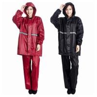 ราคา ชุดกันฝน เซตเสื้อและกางเกง เสื้อกันฝน พร้อมแถบสะท้อนแสง (2331063237)