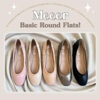 ราคา รองเท้าคัตชูหัวมนส้นแบนทรงเบสิค Meeer Basic Round Flats (25055572315)