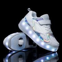 ราคา รองเท้าสเก็ต 2 ล้อ รองเท้ามีล้อ มีไฟ LED ไฟกระพริบได้ 7 สเต็ป รองเท้าติดล้อ ชาร์จไฟได้ (17022936217)