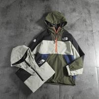 ราคา The North Face ผู้ชายและผู้หญิง ฤดูร้อน คอตั้ง ชุดกีฬากันลม แจ็คเก็ตลำลอง เสื้อโค้ท Hoode (11317779155)