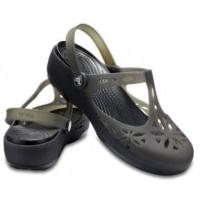 ราคา Crocs Flower Mary Jane NEW ARRIVAL AUTHENTIC Black Version (8308082581)