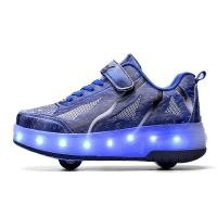 ราคา รองเท้าสเก็ต 2 ล้อ รองเท้ามีล้อ มีไฟ LED ไฟกระพริบได้ 7 สเต็ป ชาร์จไฟได้ (16758742419)