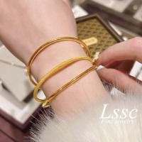 ราคา กําไลข้อมือสแตนเลส 3 ชิ้น แฟชั่น ไม่ลอก กำไลข้อมือผู้หญิง ชุดทอง เงิน โรสโกลด์ (20977585439)