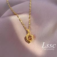 ราคา สร้อยคอสแตนเลสชุบทอง 18k จี้ปลาโลมาหญิง (10462758916)